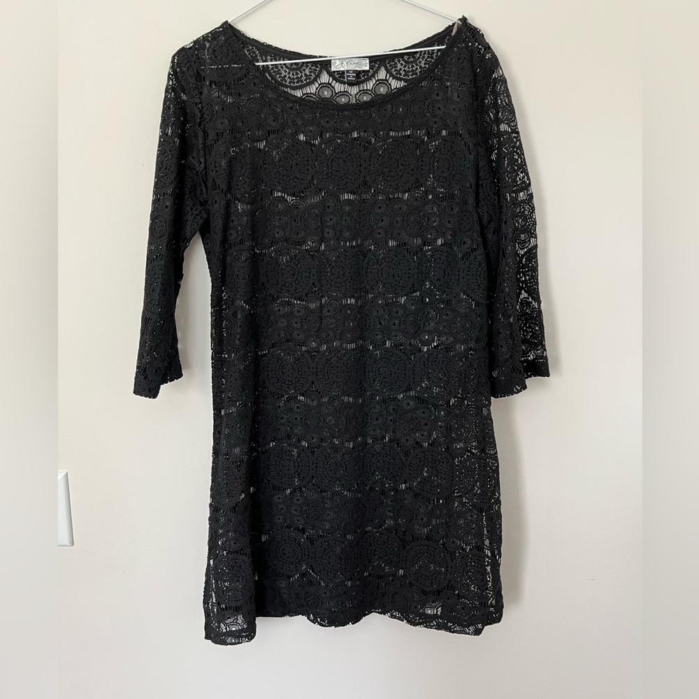 NWOT J. Valdi Lace Swimsuit cover up dress